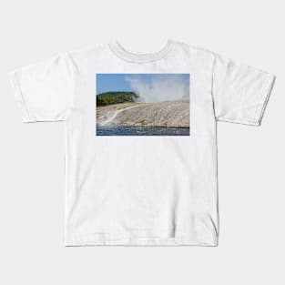 Excelsior Runoff to Firehole River Yellowstone Wyoming Kids T-Shirt